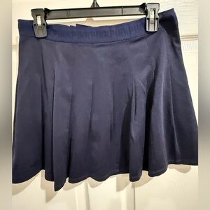 Navy Blue Pink Athletic Tennis Skirt